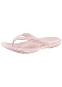 Zehentrenner Crocs "Crocband&trade; Flip", Damen, Gr. 42, rosa (quartz hellrosa), Croslite&trade;, Schuhe Zehentrenner, Badeschuh, Sommerschuh, Sandale mit Fu&szlig;bett