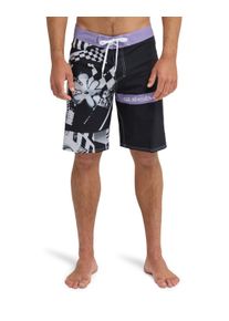 Boardshorts Quiksilver "Surfsilk Straight 20", Herren, Gr. 28(XS), schwarz block momentum, Obermaterial: 88% Microfaser, 12% Elasthan;, Hosen Boardshorts