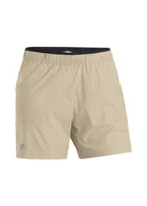 Outdoorhose Maier Sports "Fort Shorts W", Herren, Gr. 38, Normalgr&ouml;&szlig;en, hellbraun, 100% Polyester, Hosen Outdoorhose, kurze Hose Damen, luftige Wanderhose, leichte Outdoorhose, Reg Fit
