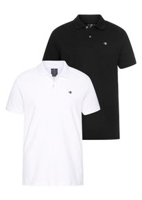 Poloshirt Champion "2 Pack Polo", Herren, Gr. XL, schwarz, Obermaterial: 100% Baumwolle, Shirts Poloshirt