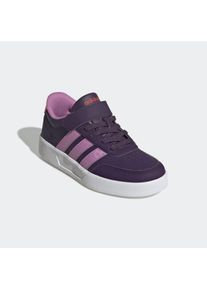 Sneaker adidas Sportswear "BREAKNET 3.0 KIDS", Damen, Gr. 34, lila (aurora plum, preloved lila, lucid rot), Synthetik, Schuhe Sneaker, f&uuml;r Kinder & Jugendliche