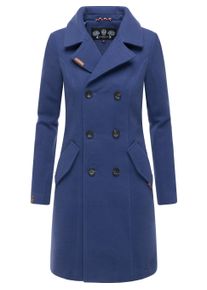 Wollmantel Marikoo "Wollmantel Nanakoo", Damen, Gr. 4XL, lila (blau violet), Obermaterial: 90% Polyacryl PAN. 8% Viskose CV. 2% Elasthan EL. Obermaterial: Futter: 100% Polyester PES., M&auml;ntel Wollmantel