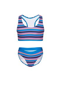 Badeanzug Trollkids "GIRLS KVALVIKA BIKINI", M&auml;dchen, Gr. 152, N-Gr, dynamic blau, candy pink, Obermaterial: 92% Polyester, 8% Elasthan, Badeanz&uuml;ge Badeanzug, f&uuml;r Kinder und Jugendliche, sportlicher Stil