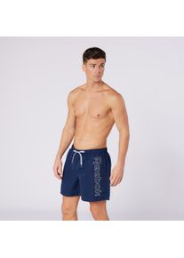 Badeshorts Reebok "Abbott", Herren, Gr. L, N-Gr, vector navy, Microfaser, Obermaterial: 100% Polyester, Badehosen Badeshorts, mit Tunnelzug und seitlichen Taschen