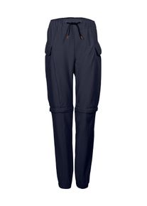 Zip-off-Hose Killtec "KOS 133 BYS PNTS", Jungen, Gr. 140, Normalgr&ouml;&szlig;en, blau (navy), Obermaterial: 79% Viskose, 18% Polyamid, 3% Elasthan, Hosen Zip-off-Hose, Abzippbare Funktionshose, elastisch, 4 Taschen, reflektierend