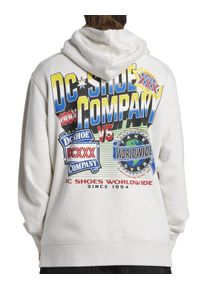 Hoodie DC Shoes "94 Take Over", Herren, Gr. L, grau (snow heather), Obermaterial: 80% Walkfrottier, 20% Microfaser;, Sweatshirts Hoodie