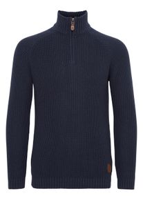 !Solid Troyer SOLID "Troyer SDXenox", Herren, Gr. S, blau (insignia b), Obermaterial: 100% Baumwolle CO., Pullover Troyer