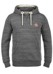 !Solid Kapuzenpullover SOLID "Hoodie SDKevin", Herren, Gr. M, grau (grau mel), Web, Obermaterial: 93% Baumwolle CO. 7% Polyester PES., Pullover Kapuzenpullover