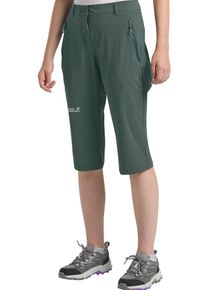 3/4-Hose Jack Wolfskin "HIKEOUT 3/4 PANTS W", Damen, Gr. 44, Normalgr&ouml;&szlig;en, sagopalm, Obermaterial: 86% POLYAMID, 14% SONSTIGE FASERN. Futter: 100% POLYESTER, Hosen 3/4-Hose