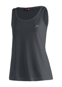 Funktionsshirt Maier Sports "Petra", Damen, Gr. 52, schwarz, 100% Polyester, Rundhals, Shirts Funktionsshirt, Damen Top, leichtes &auml;rmelloses Shirt, Rundhals, Regular Fit, Topseller