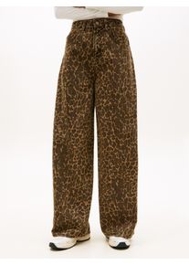 Loose-fit-Jeans Tommy Jeans "CHARLIE MR LOOSE WIDE LEO DI6001", Damen, Gr. 31, L&auml;nge 30, denim color, Denim/Jeans, Obermaterial: 100% Baumwolle, unifarben, l&auml;ssig geschnitten, Jeans Loose-fit-Jeans