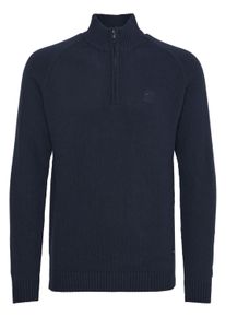 Troyer INDICODE "Troyer IDTorino", Herren, Gr. L, blau (navy), Obermaterial: 46% Baumwolle CO recyc.. 34% Baumwolle CO. 20% Polyester PES., Pullover Troyer