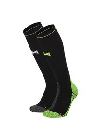 Kompressionsstr&uuml;mpfe XTREME SOCKSWEAR "2er Pack", Damen, Gr. 35 (38), schwarz (multi schwarz), Elasthan, Polyamid, bestickt, mehrfarbig, normal, Socken Kompressionsstr&uuml;mpfe, mit elastischer Rippstruktur
