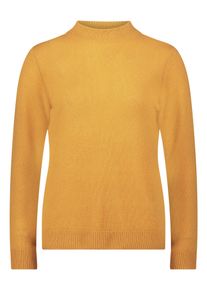 Kaschmirpullover Betty Barclay "Kaschmir-Pullover mit Stehkragen", Damen, Gr. 42, gold, Obermaterial: 100% Kaschmir WS., Pullover Kaschmirpullover