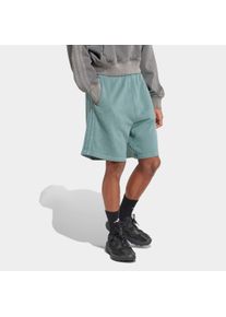 Shorts adidas Sportswear "ALL SZN FRENCH TERRY WASHED 8-INCH", Herren, Gr. L, N-Gr, aurora ivy, normal, gr., Obermaterial: 100% Baumwolle, Hosen Shorts, lockere Passform, 20 cm Innenbeinl&auml;nge, mit Kordelverschluss