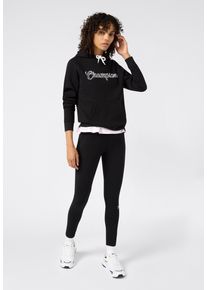Kapuzensweatshirt Champion "Graphic Hoodie", Damen, Gr. XS, nbk, Obermaterial: 55% Baumwolle, 45% Polyester, Sweatshirts Kapuzensweatshirt