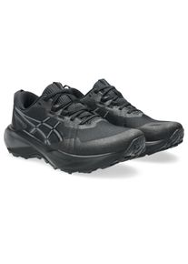 Trailrunningschuh asics "GEL-VENTURE 11", Damen, Gr. 42, schwarz, carrier grau, Synthetik, Schuhe Trailrunningschuh, mit profiliertem Gummi-Laufsohlenprofil, mit AMPLIFOAM PLUS D&auml;mpfung
