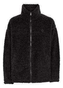 Fleecejacke oxmo "Fleecejacke OXTOVINE", Damen, Gr. XS, schwarz, Obermaterial: 100% Polyester PES., Jacken Fleecejacke