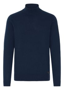 !Solid Rollkragenpullover SOLID "Rollkragenpullover SDAkalmo", Herren, Gr. XXL, blau (insignia blau), Obermaterial: 70% Baumwolle CO recyc.. 30% Polyester Pol. recyc.., Pullover Rollkragenpullover
