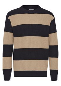 !Solid Strickfleece-Pullover SOLID "Strickpullover SDSergio", Herren, Gr. XL, schwarz (true schwarz), Obermaterial: 100% Baumwolle CO recyc.., Pullover Strickfleece-Pullover