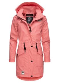 Funktionsmantel Navahoo "Regenjacke Deike", Damen, Gr. M, rosa (rose coral), Obermaterial: 50% Polyurethan PU. 50% Polyester PES. Obermaterial: Futter: 100% Polyester PES., M&auml;ntel Funktionsmantel