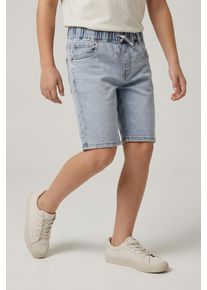 Jeansbermudas LEVI'S KIDS "LVB SKINNY FIT DOBBY SHORT", Jungen, Gr. 5 (110), N-Gr, kiss and goo, Denim/Jeans, Obermaterial: 68% Baumwolle, 31% Polyester, 1% Elasthan, skinny fit, Jeans Jeansbermudas, for BOYS