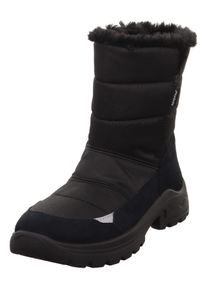 Winterstiefel Superfit "AURORA WMS: Mittel", M&auml;dchen, Gr. 32, schwarz, Polyester, Veloursleder, Schuhe Winterstiefel, Snowboots mit Schurwolle, Gr&ouml;&szlig;enschablone zum Download