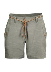 G.I.G.A. by Killtec Shorts "GS 89 WMN SHRTS", Damen, Gr. 46, Normalgr&ouml;&szlig;en, gr&uuml;n (helloliv), Obermaterial: 65% Baumwolle, 30% Polyester, 5% Elasthan;Futter: 100% Polyester, G.I.G.A. DX BY KILLTEC, Hosen Shorts, Schnelltrocknende Damen Shorts mit Comfort-Stretch und Kordelg&uuml;rtel, Topseller
