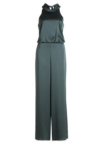 Jumpsuit Vera Mont "Jumpsuit mit Taschen", Damen, Gr. 44, EURO, gr&uuml;n (grau olive), Obermaterial: 98% Polyester Pol. recyc.. 2% Elasthan EL., Overalls Jumpsuit