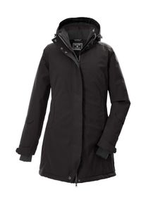 Parka Killtec "KOW 20 WMN PRK", Damen, Gr. 40, schwarz, Obermaterial: 100% Polyester;Futter: 100% Polyester;F&uuml;llung: 100% Polyester, Jacken Parka, Wasser- und winddichter Parka mit regulierbarer Kapuze und Stauraum