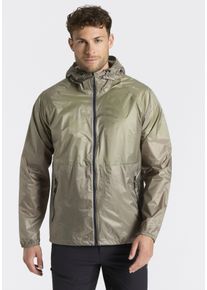 Regenjacke CMP, Herren, Gr. 50, sage, Obermaterial: 100% Polyamid, Jacken Regenjacke, w&auml;rmend, &Uuml;bergangsjacke