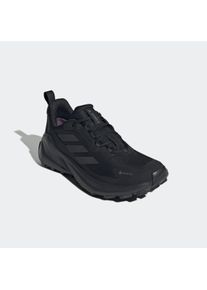 Wanderschuh adidas terrex "TRAILMAKER 2.0 GORE-TEX", Damen, Gr. 38,5, schwarz (core schwarz, grau four, carbon), Synthetik, Textil, Schuhe Wanderschuh, wasserdicht dank Gore-Tex Membrane