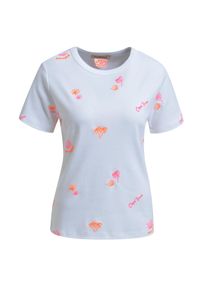 Smith & Soul T-Shirt SMITH & SOUL, Damen, Gr. XS, wei&szlig;, Jersey, Obermaterial: 100% Baumwolle, bestickt, regular fit normal, Rundhals, abgesteppte Kante, Shirts T-Shirt, mit Stickereien