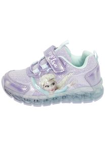 Sneaker Disney "FROZEN", M&auml;dchen, Gr. 24, lila, Synthetik, Schuhe Sneaker, mit cooler Blinkfunktion