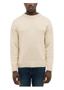 Cardigan Mustang "Herren Style Elwood", Damen, Gr. XL, beige, Strick, 38% Baumwolle, 30% Polyacryl, 19% Polyamid, 13% Polyester, regular fit, Rundhals, Strickjacken Cardigan