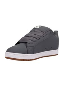 Sneaker DC Shoes "Court Graffik", Herren, Gr. 9,5(42,5), wei&szlig; (grau, wei&szlig;), Obermaterial:57.05% Leder, 28.2% Synthetikmaterial, 13.87% Microfaser, 0.88% Textil;, Schuhe Sneaker