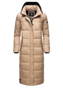 Steppmantel Navahoo "Steppmantel Isalie", Damen, Gr. L, grau (taupe), Obermaterial: 100% Polyester PES. Obermaterial: Futter: 100% Polyester PES. 100% Polyester PES., M&auml;ntel Steppmantel