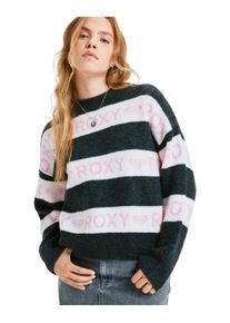 Sweatshirt Roxy "Sunrise Mood", Damen, Gr. M, phantom, Obermaterial: 54% Microfaser, 38% Modacryl, 5% Wolle, 3% Elasthan;, Sweatshirts Sweatshirt