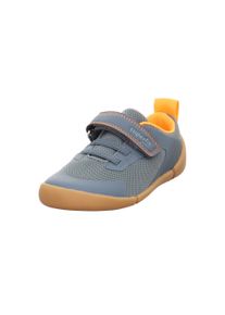 Klettschuh Superfit "VENTO WMS: weit", M&auml;dchen, Gr. 33, hellgr&uuml;n, orange, Lederimitat, Textil, Schuhe Klettschuh, Klettschuh, WMS: weit V, Gr&ouml;&szlig;enschablone zum Download