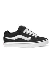 Sneaker Vans "Caldrone", Damen, Gr. 42,5, schwarz, wei&szlig;, Leder, Schuhe Sneaker