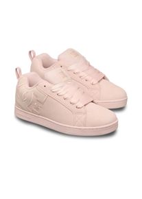 Sneaker DC Shoes "Court Graffik", Damen, Gr. 5(36), cloud pink, Obermaterial:55, 91% Leder, 38, 75% Synthetik, 5, 34% Microfaser;, Schuhe Sneaker