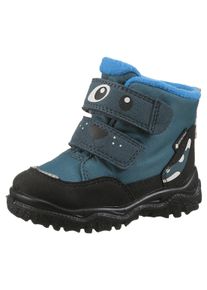 Winterboots Superfit "HUSKY WMS: Mittel", M&auml;dchen, Gr. 24, blaugrau, schwarz, Polyester, Textil, Schuhe Winterboots, Snowboots mit wasserdichtem GORE TEX, Gr&ouml;&szlig;enschablone zum Download