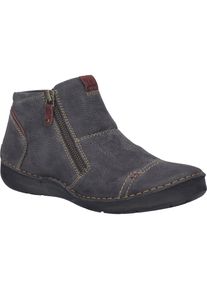 Schn&uuml;rschuh Josef Seibel "Fergey 46, titan-kombi", Damen, Gr. 42, grau (titan, kombi), Obermaterial: 100% Rindsleder Leather cow., Schuhe Schn&uuml;rschuh