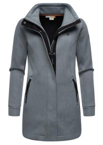 Kurzjacke Ragwear "Sweatjacke Letrice Bonded", Damen, Gr. XXL, grau (grau24), Obermaterial: 100% Polyester PES. Futter: 100% Polyester PES., Jacken Kurzjacke