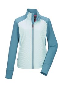 Funktionsjacke Killtec "KOS 34 WMN JCKT", Damen, Gr. 44, hellblau, Oberseite: 100% Polyester;F&uuml;llung: 100% Polyester;R&uuml;ckseite: 100% Polyester;Obermaterial 2: 90% Polyester, 10% Elasthan, Jacken Funktionsjacke, Hybrid-Design, Colorblock, Teflon EcoElite&trade; Impr&auml;gnierung
