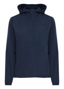 Softshelljacke North Bend "Softshelljacke NBLuana W W-PRO 8.000 mit wasserdichter Beschichtung", Damen, Gr. 42, blau (navy blazer), Obermaterial: 100% Polyester PES., regular fit normal, Jacken Softshelljacke