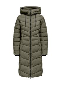 Steppmantel Only "ONLJULIET LIFE QUILT COAT OTW", Damen, Gr. S, gr&uuml;n (kalamata), Web, Obermaterial: 100% Polyester, unifarben, M&auml;ntel Steppmantel
