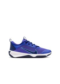 Laufschuh Nike "OMNI MULTI-COURT (GS)", Jungen, Gr. 39, persian violet, university blau, blau void, Synthetik, Textil, Schuhe Laufschuh, F&uuml;r Kinder & Jugendliche