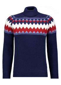 Rundhalspullover Ragman, Herren, Gr. 54, marineblau, Strick, 90% Wolle 10% Baumwolle, Pullover Rundhalspullover