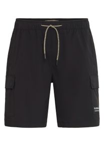 Cargoshorts Blend "Cargoshorts BHEDGAR CARGO", Herren, Gr. M, N-Gr, schwarz, Obermaterial: 97% Nylon NY. 3% Elasthan EL., Hosen Cargoshorts